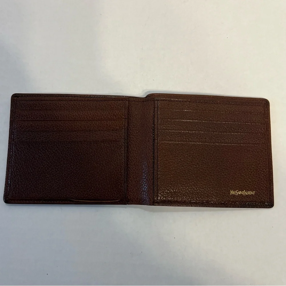 Yves Saint Laurent‎ YSL Vintage Bifold Leather